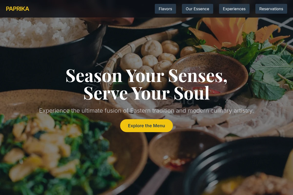 Paprika Asian Fusion Food