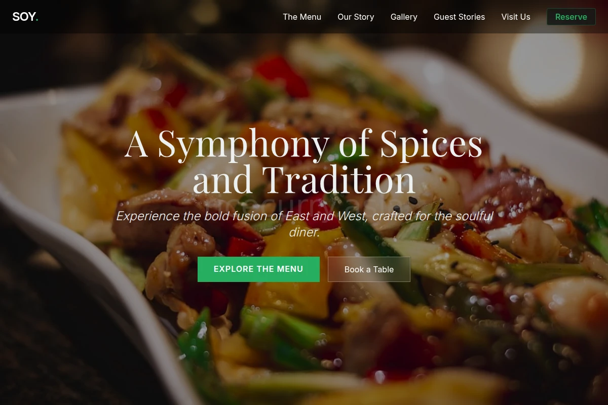 Soy Asian Fusion Food